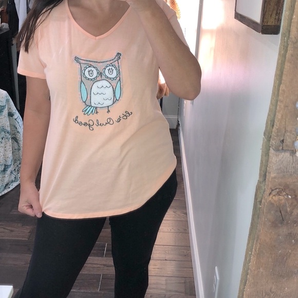 Secret Treasures owl sleep shirt - Picture 3 of 7